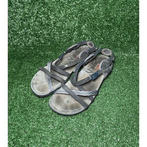 Merrell Terran Lattice II Womens Grey Blue Active Footwear Hiking Sandals Size 8 - Picture 3 of 9